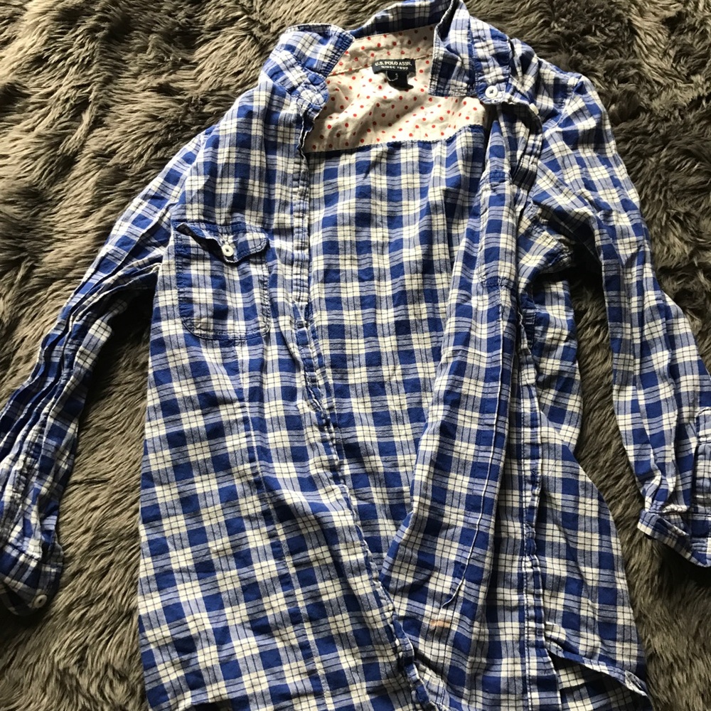 Blue flannel